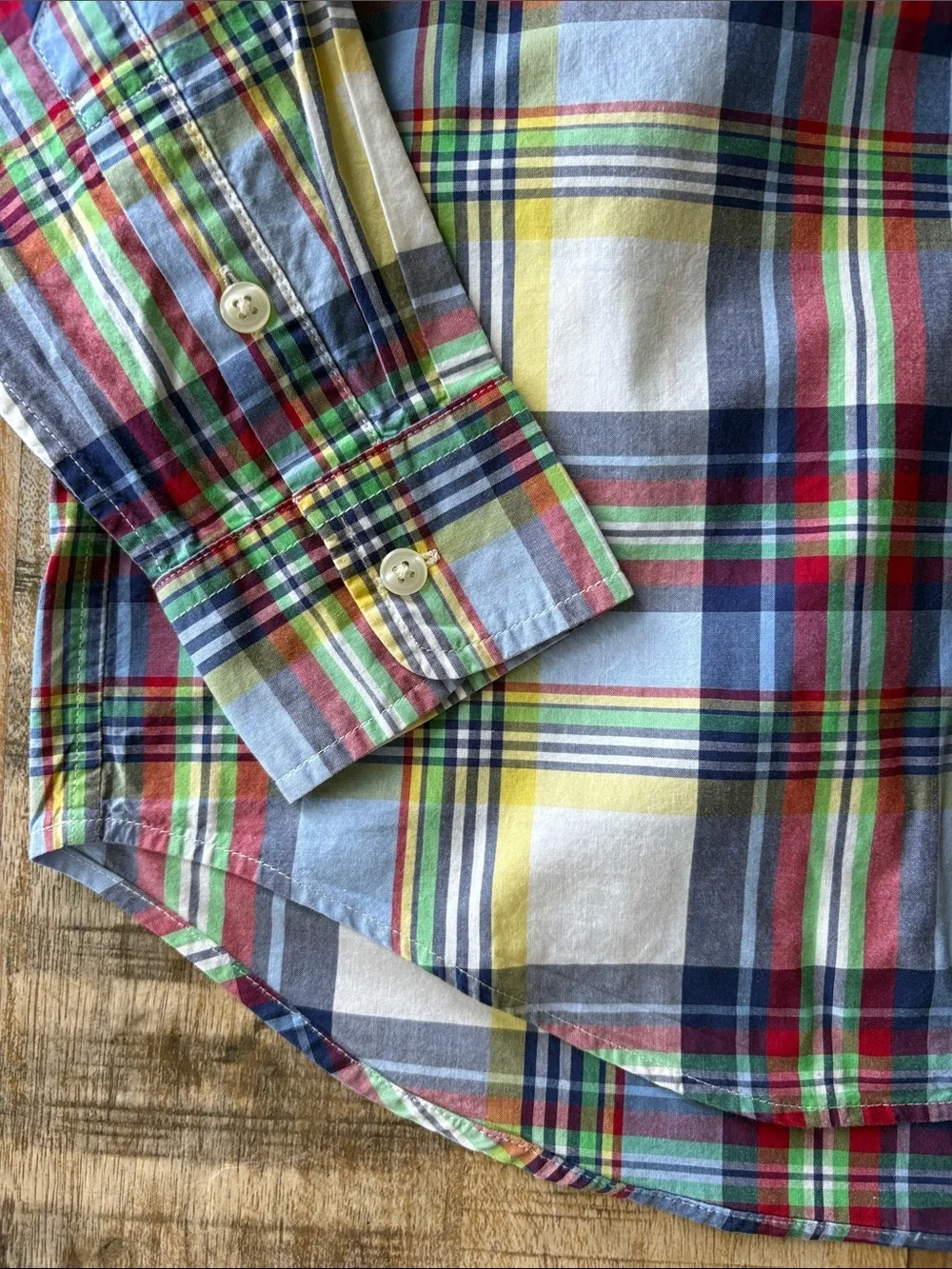 Ralph Lauren Boys Plaid Shirt M(10-12)